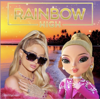 “Loves it” Paris Hilton si unisce alla serie animata di Rainbow High