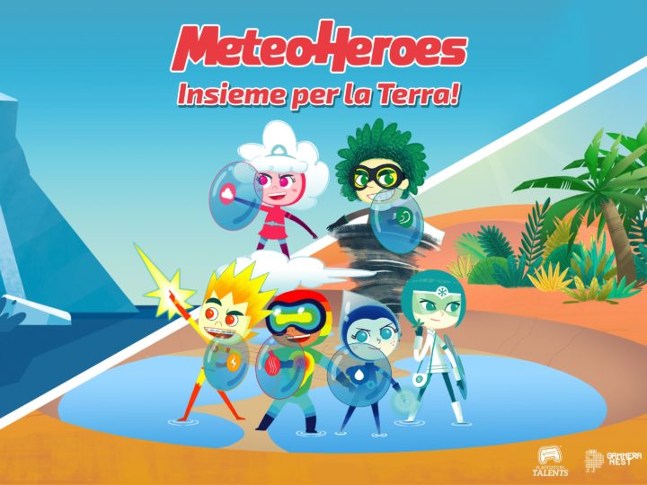 Il cartone animato italiano  “Meteoheroes” diventa un videogame