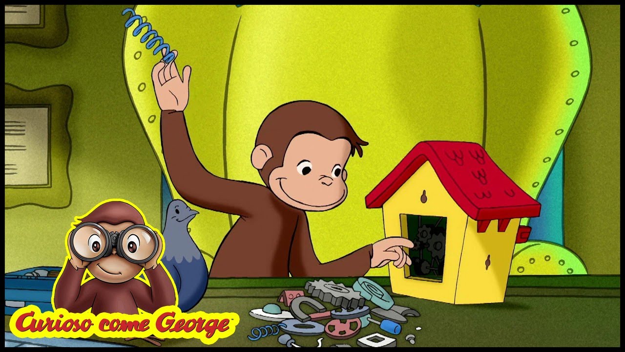 Curious George 🐵L'orologio a cucù 🐵Cartoni per Bambini