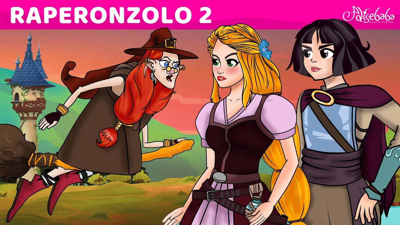 Raperonzolo Parte 2 – Amico di Capelli Lunghi – Storie – Cartoni Animati Fiabe e Favole per Bambini