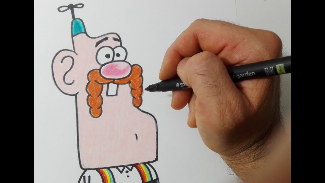 Come disegnare e colorare Uncle Grandpa