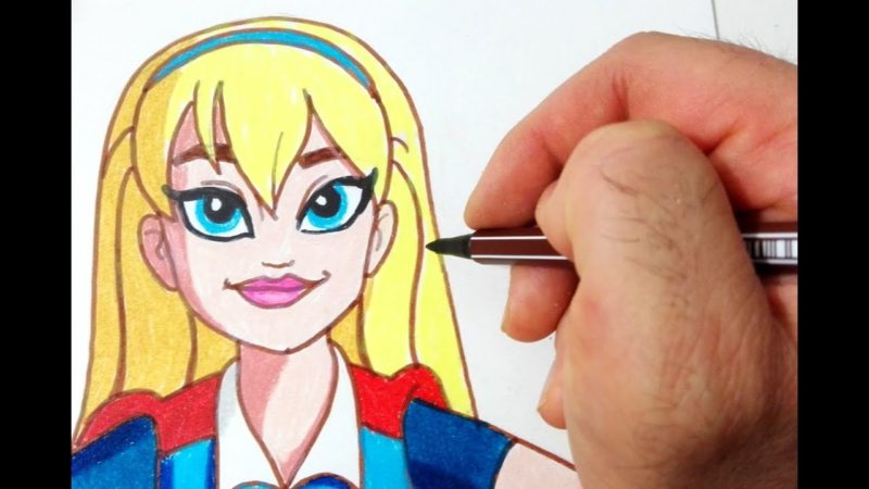 Come disegnare e colorare Supergirl delle DC Superhero Girls