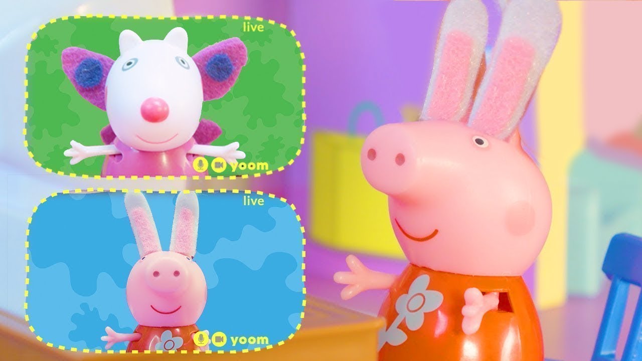 Peppa Pig Stop Motion 💖 Videochiamata con Peppa – Giochi Per Bambini – Cartoni Animati