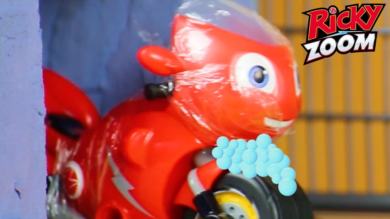 Ricky Zoom Giocattoli 🧽 Avventura Di Lavaggio Bici 🏍️ Giochi Per Bambini | Cartoni Animati