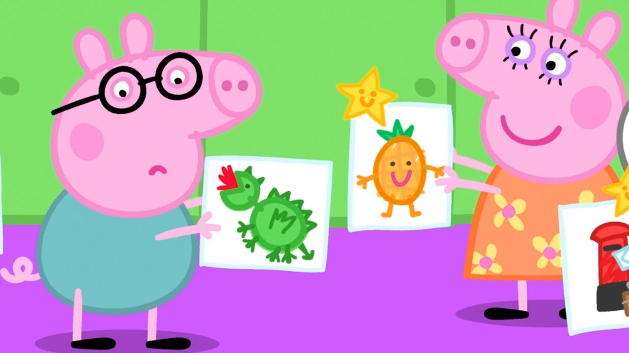 Peppa Pig Italiano – Papà Pig non ha mai ricevuto una stellina scolastica – Cartoni Animati