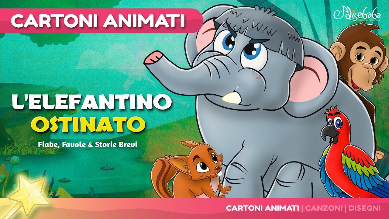 L'ELEFANTINO OSTINATO (The Stubborn Baby Elephant) Nuevo Cartone Animati | Storie per Bambini