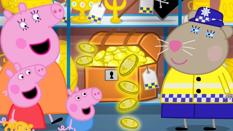 Peppa Pig Italiano – In cerca del signor Dinosauro alla stazione di polizia – Cartoni Animati