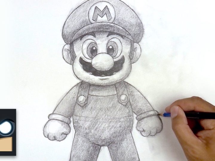 Come disegnare Super Mario con la matita