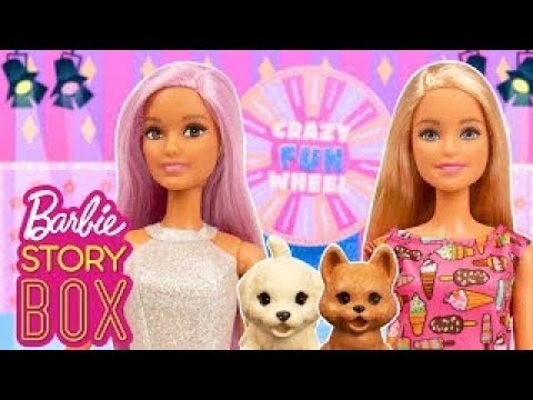Barbie e i cuccioli cercano di vincere alla grande al Crazy Fun Wheel | @Barbie Italiano