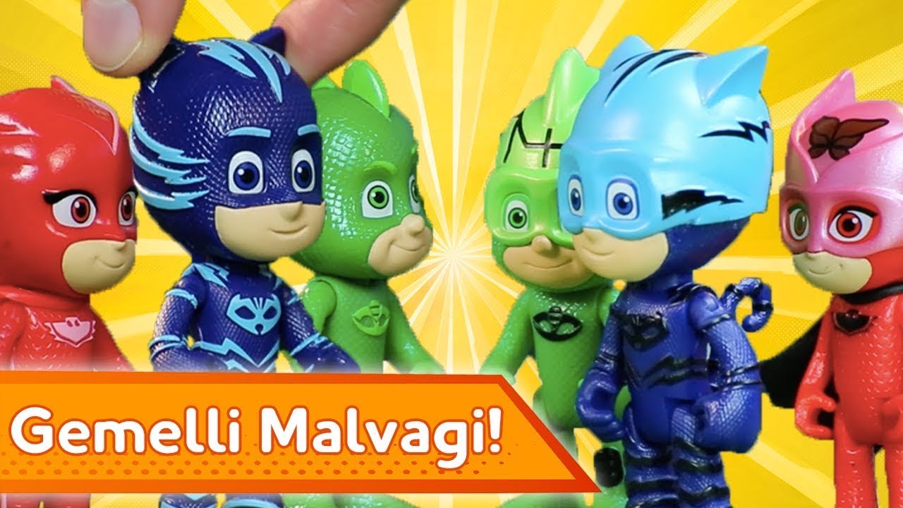 PJ Masks Super Pigiamini ⚡ Gemelli Malvagi! ⚡ Giochi Per Bambini | Cartoni Animati