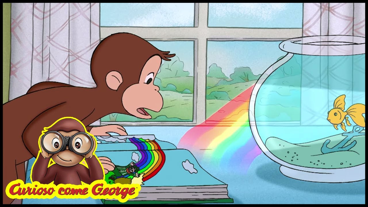 Curious George 🐵Inseguendo arcobaleni 🐵Cartoni per Bambini