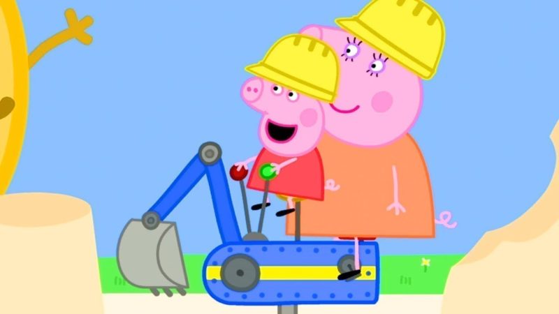 Peppa Pig Italiano 🔴 La grande giornata di Peppa al Mondo degli Escavatori – Cartoni Animati