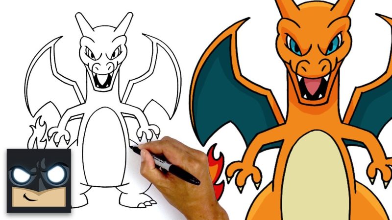 Come disegnare Charizard dei Pokemon