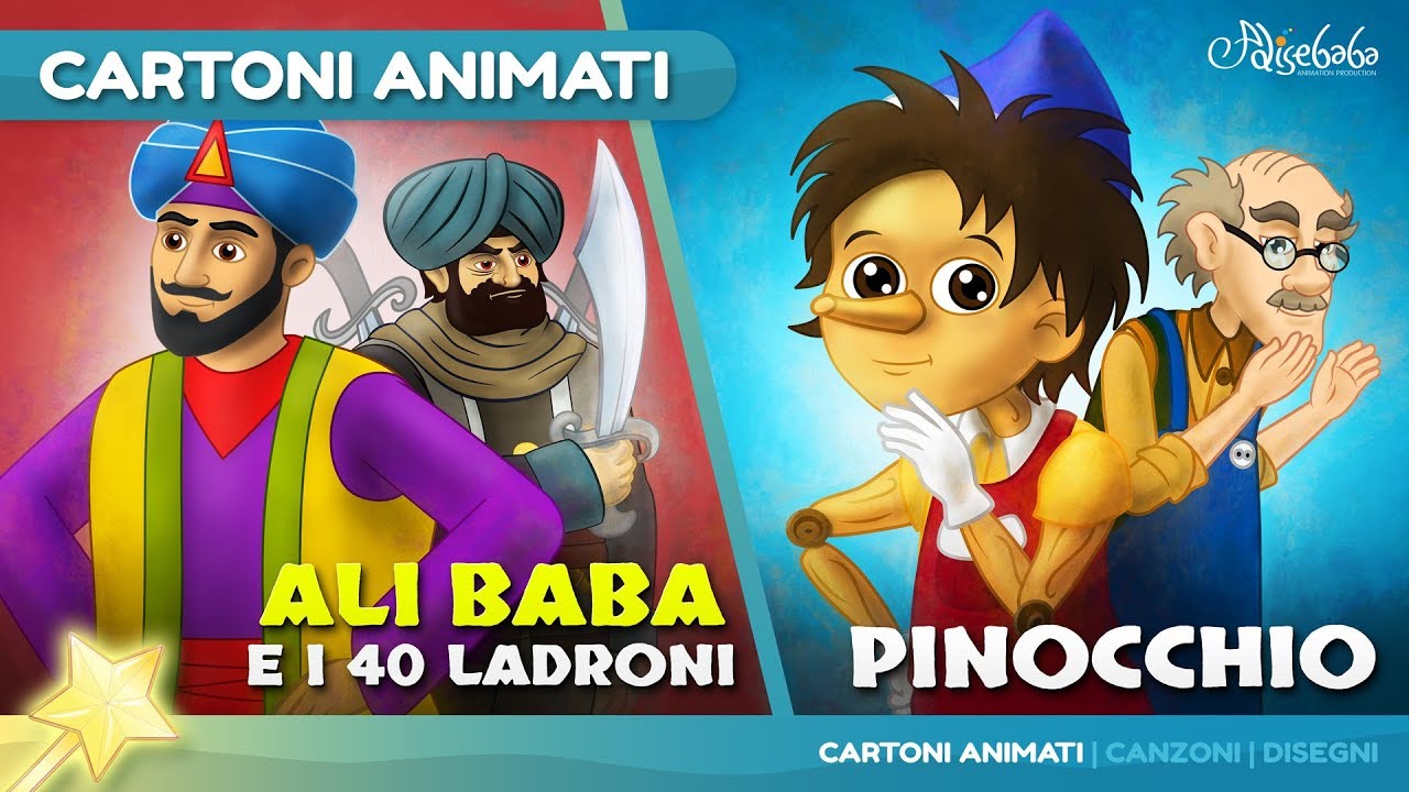 Alì Baba e i 40 Ladroni storie per bambini | Cartoni animati