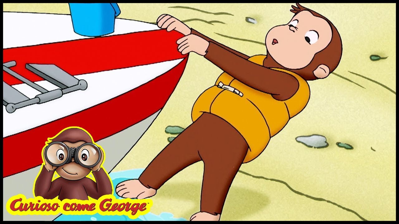 Curious George 🐵 Gita in Barca 🐵 Cartoni Animati per Bambini 🐵 Stagione 3