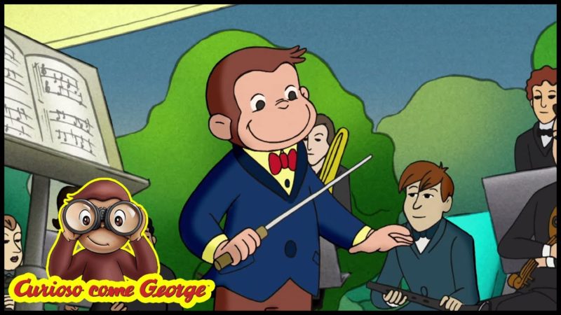 Curious George 🐵Direttore d'orchestra 🐵Cartoni per Bambini