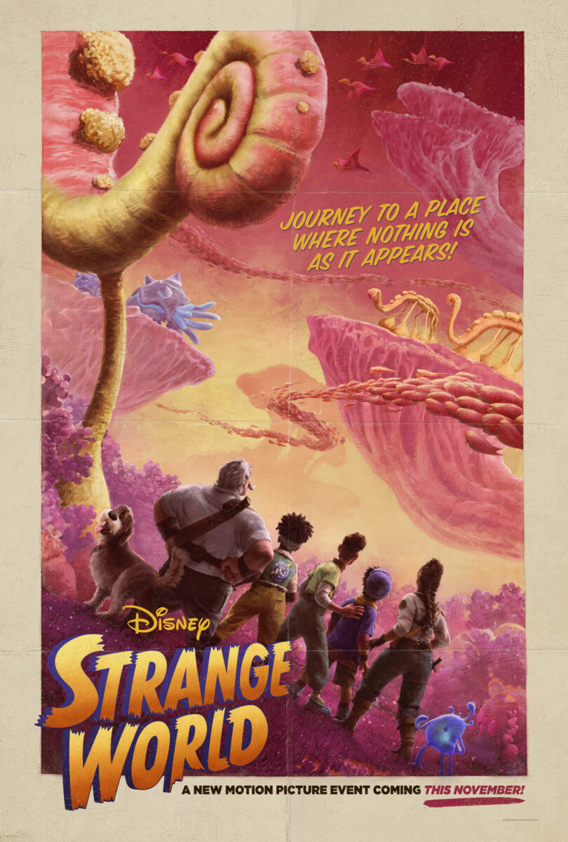‘Strange World – Un Mondo Misterioso’ il film di Disney dal 24 novembre al cinema