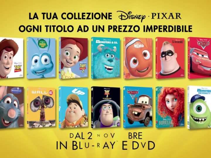 La collezione Disney Pixar – Dal 2 Novembre in Blu-ray e DVD