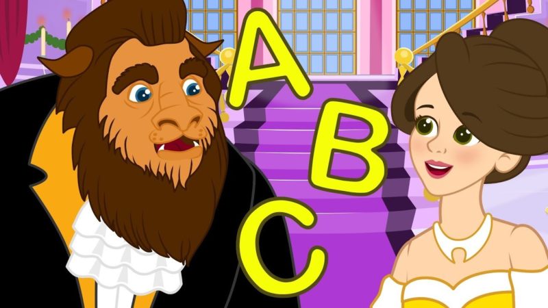 La Bella e la Bestia nel Canzone sulla fonetica dell' ABC | Canzoni per bambini