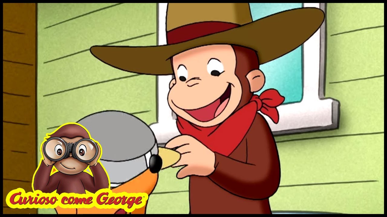 Curious George 🐵Nel selvaggio west 🐵Cartoni Animati per Bambini 🐵George la scimmia