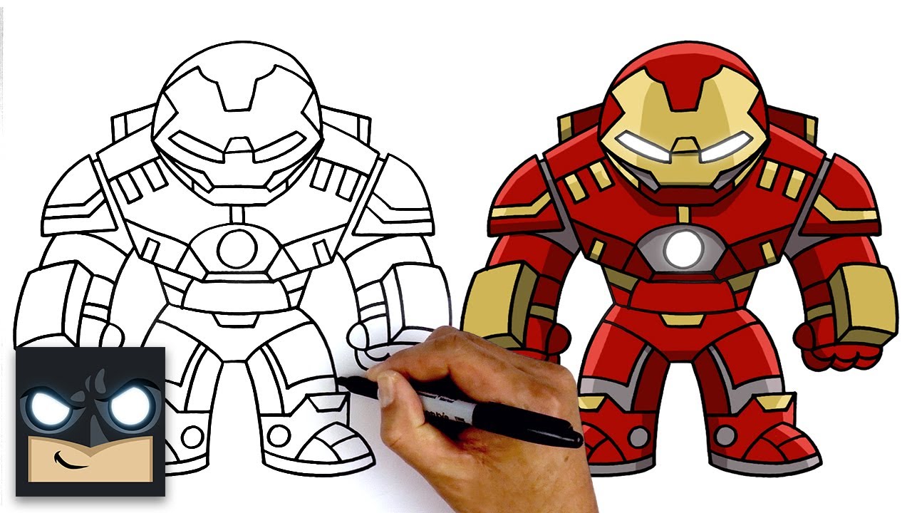 Come disegnare Hulkbuster Iron-man degli Avengers