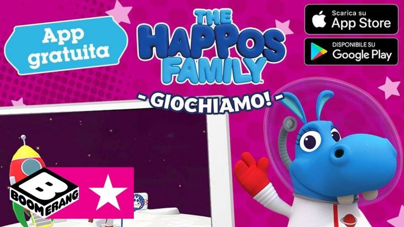 Divertiti con la nuova app | The Happos Family | Boomerang