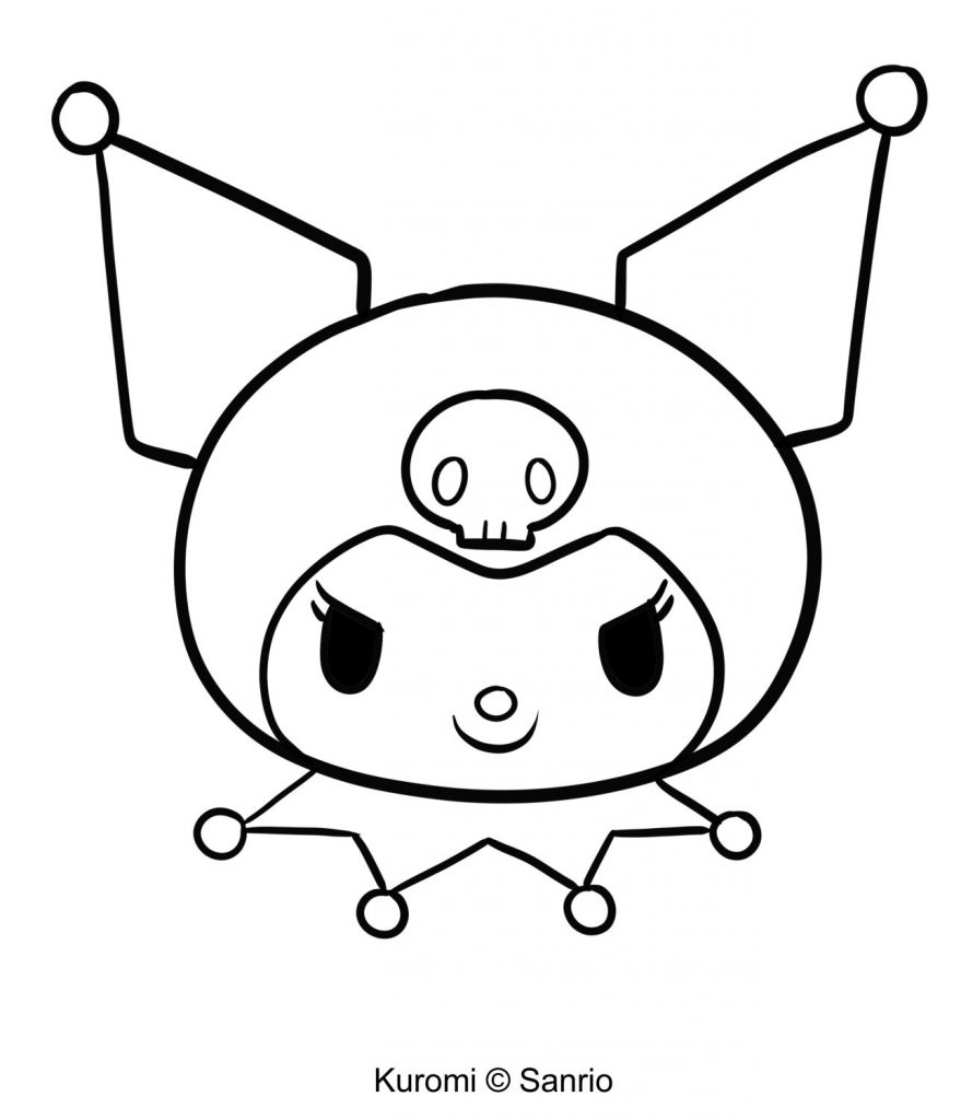 Kuromi Coloring Pages - Online Cartoons