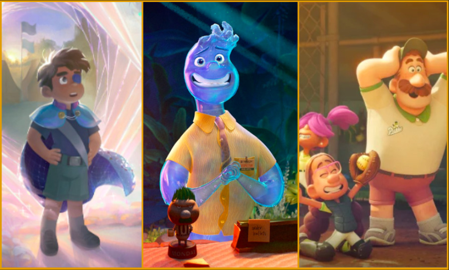 ‘Elemental’, ‘Elio’, ‘Vinci o perdi’ e ‘Inside Out 2’ i nuovi film della Pixar