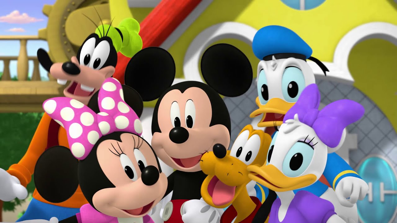 Приключения клуба микки. Disney Junior Mickey Mouse Clubhouse. Микки Веселые гонки Дейзи. Disney Junior клуб Микки Мауса.