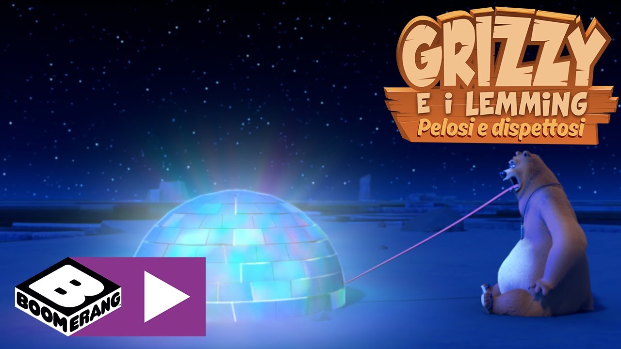 Festa nell'igloo | Grizzy e I lemming | Boomerang