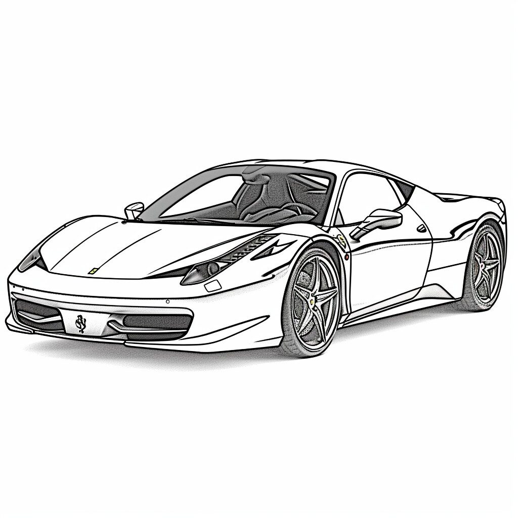 Ferrari Car Vector Images over 210