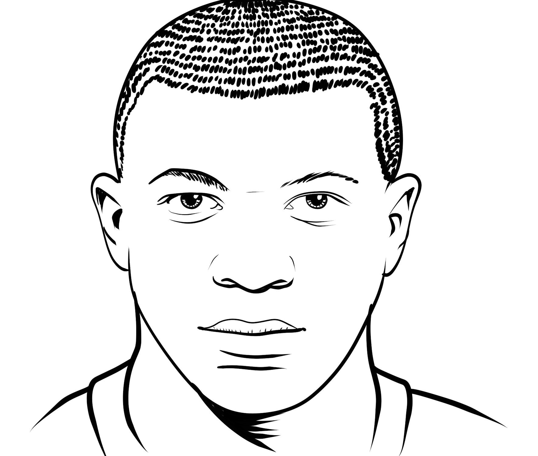 Disegni da colorare di Kylian Mbappé