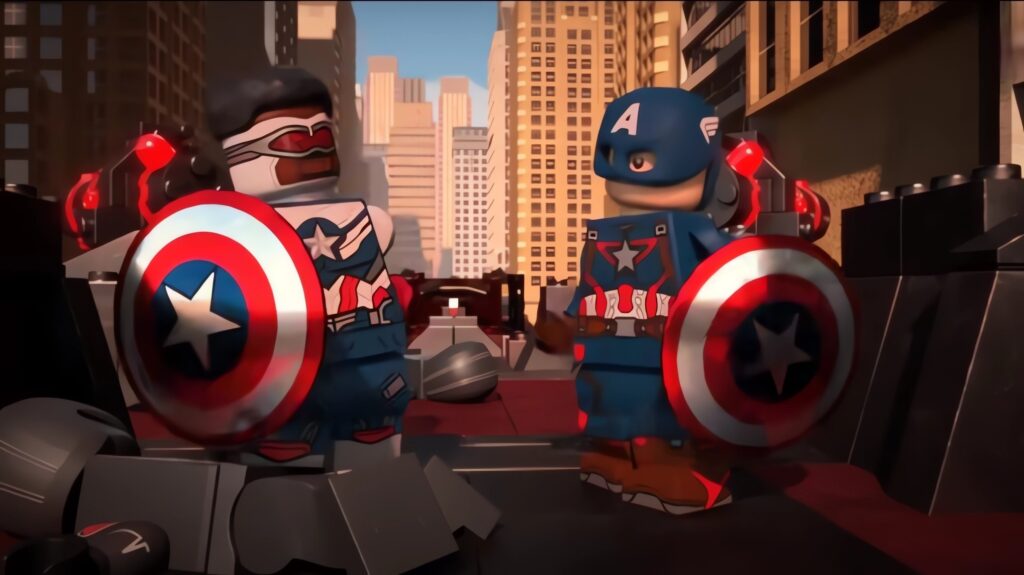 Falcon e Capitan America - LEGO Marvel Avengers: Code Red