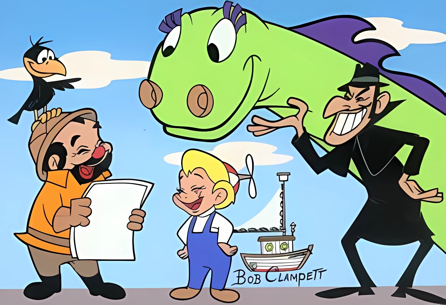 Tre allegri naviganti / Beany and Cecil – la serie animata del 1962