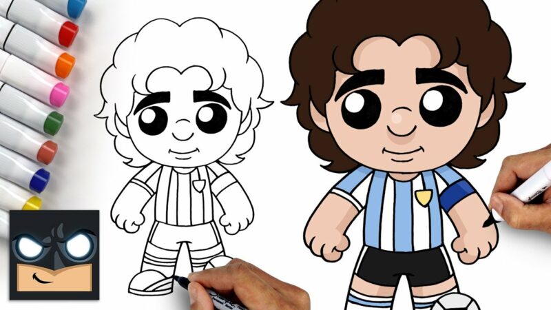 Come disegnare Diego Maradona