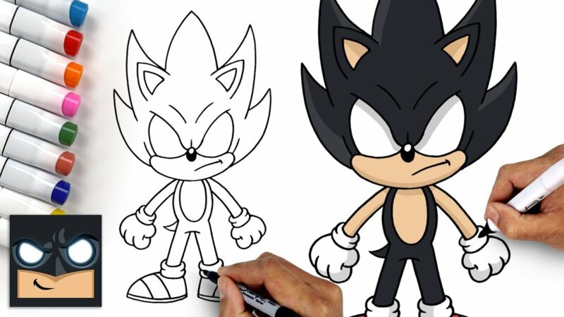 Come disegnare Dark Sonic