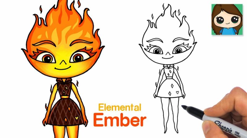Come disegnare Ember 🔥 Elementale