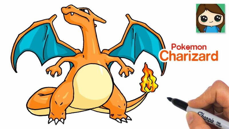 Come disegnare Pokemon Charizard 🔥