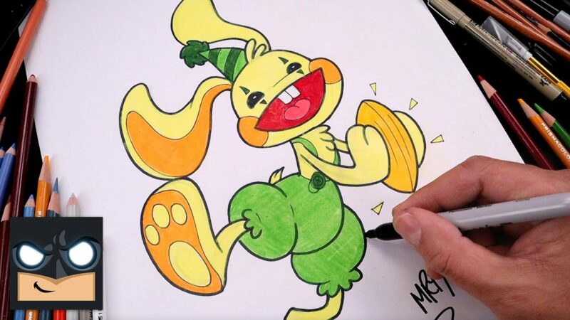 Come disegnare il coniglietto Bunzo |  Poppy Playtime Capitolo 2 Disegna e colora