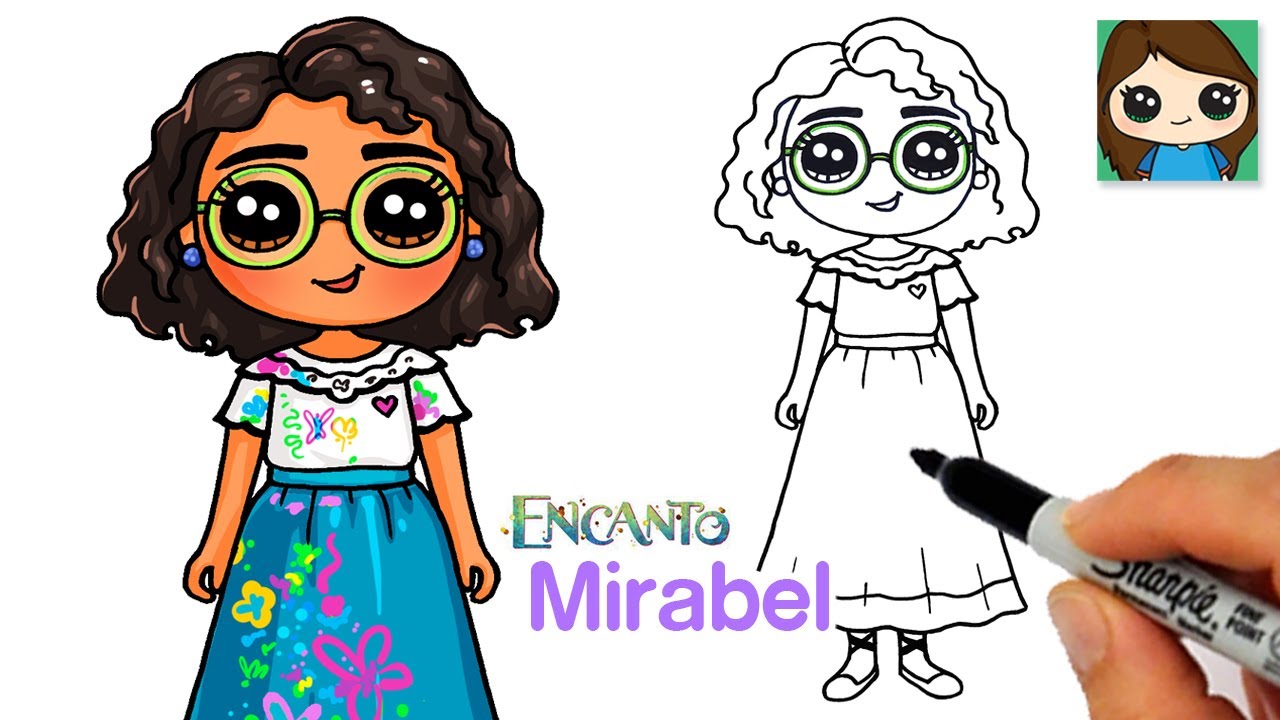 Come disegnare Mirabel Madrigal 🦋Disney Encanto