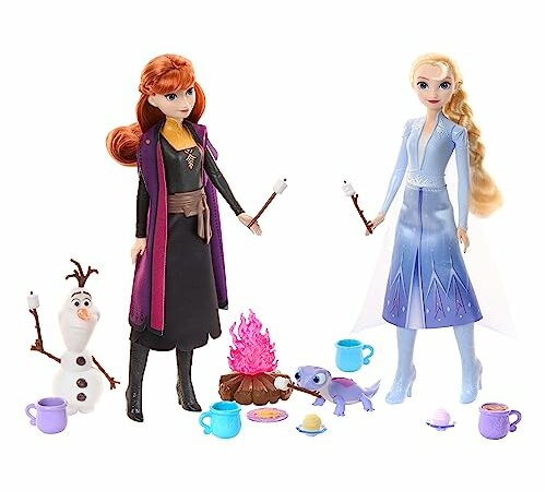 Playset Avventure nella Foresta di Frozen: Elsa, Anna e Amici