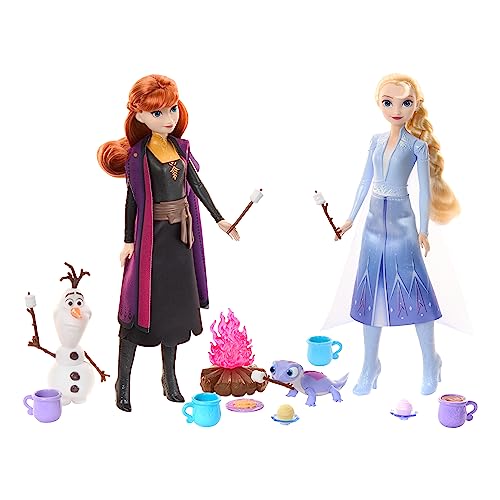 Playset Avventure nella Foresta di Frozen: Elsa, Anna e Amici