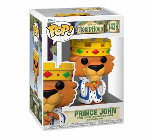 Figura Funko POP! Disney: Prince John – Ideale per i Fan di Robin Hood