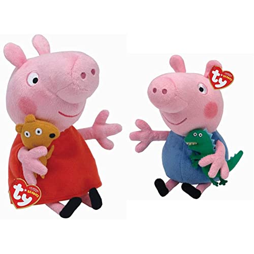 Peppa Pig e George: Adorabili Pupazzi di Peluche