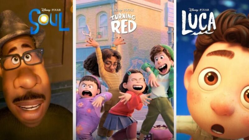 “Soul”, “Turning Red” e “Luca” della Disney-Pixar debuttano nei cinema americani