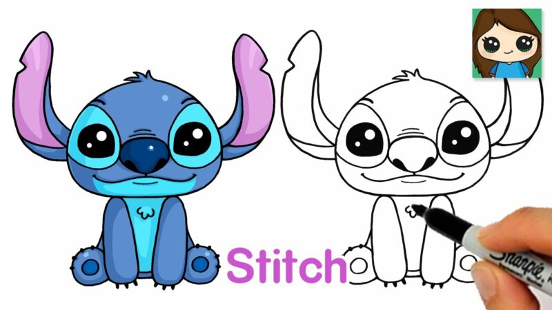 Come disegnare Stitch da Lilo e Stitch (Nuovo)