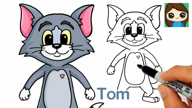 Come disegnare Tom Cat |  Tom e Jerry