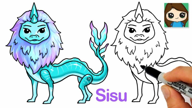 Come disegnare Sisu |  Raya e l’ultimo drago
