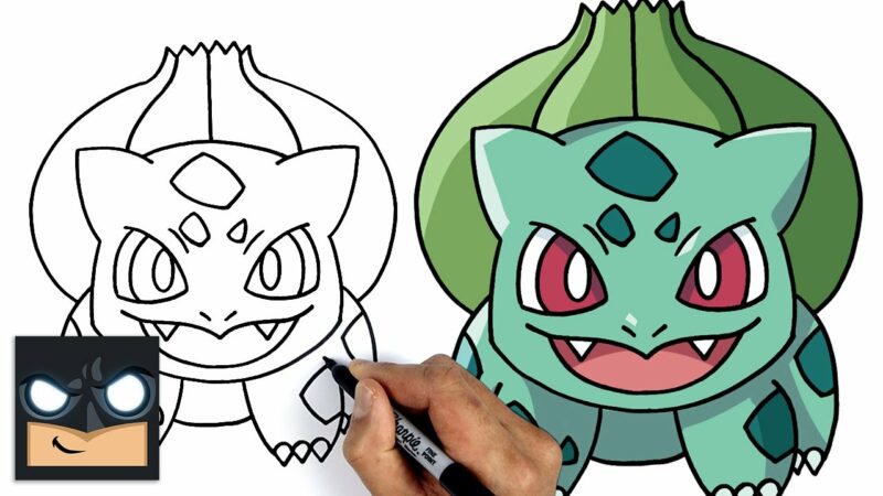 Come disegnare Pokemon |  Bulbasauro ||  Disegni Pokemon per principianti