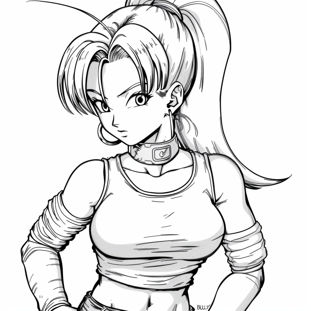 Disegno da colorare di Bulma